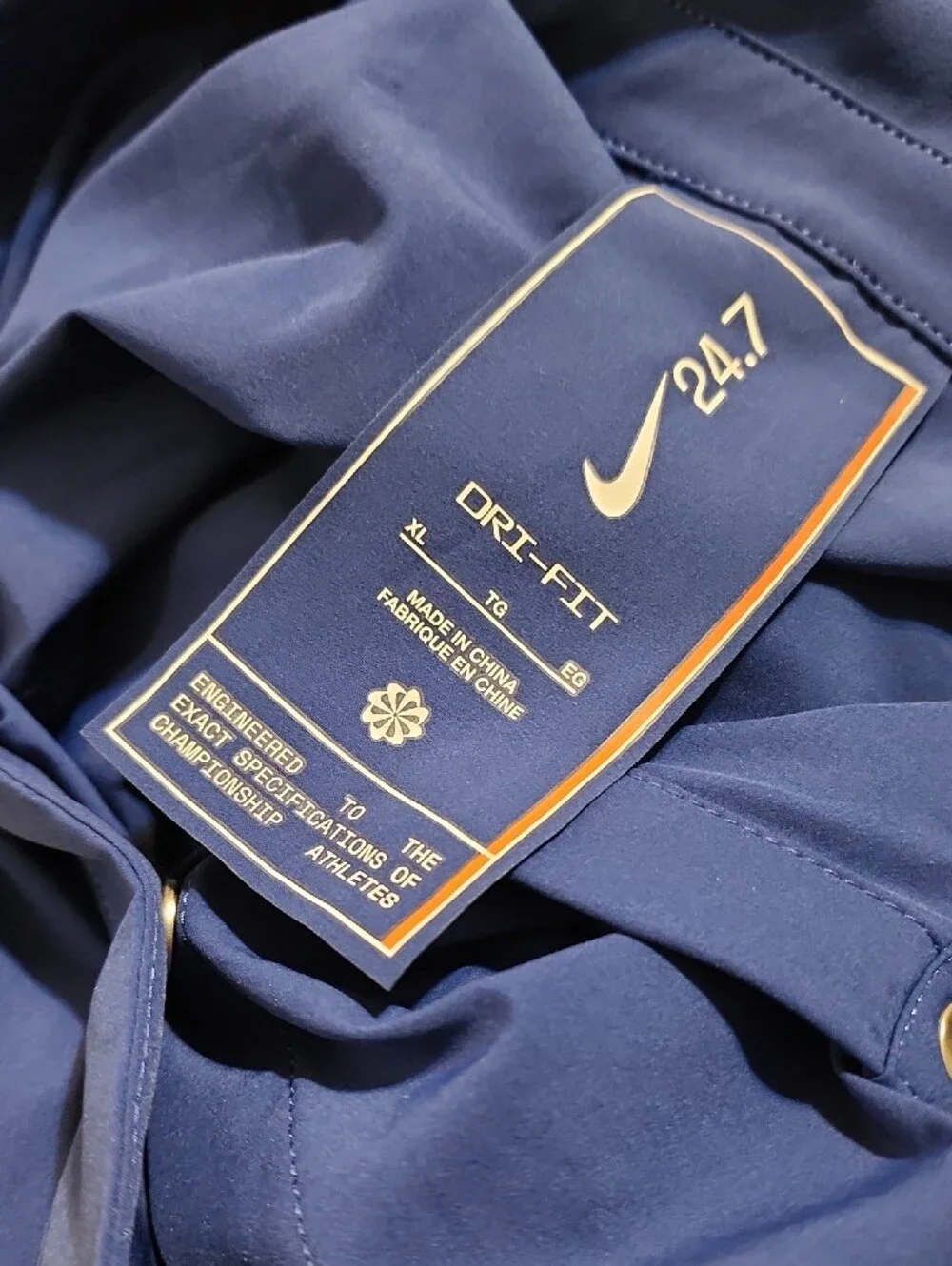 Nike Dri-Fit 24.7 In Royal Blue Women's XL New With Tag